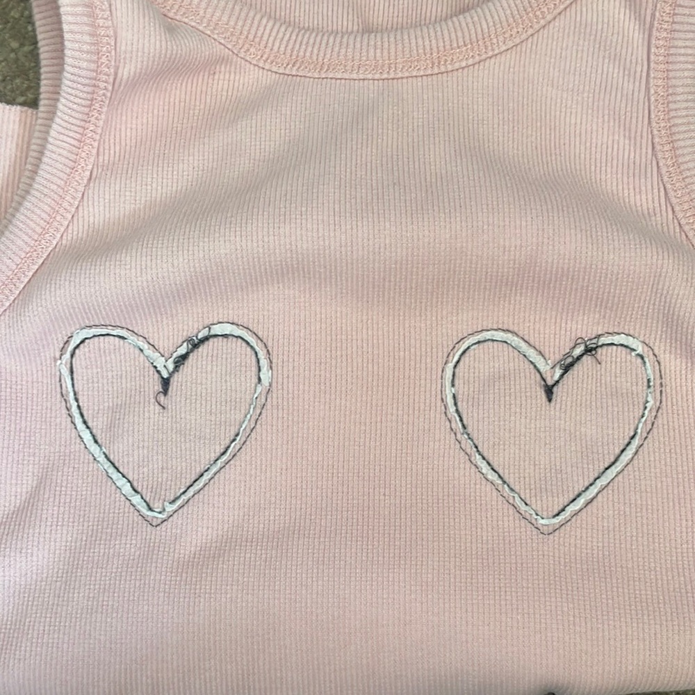 Heart Hardware Ribbed Knit Tank Top - Picture 7 of 10